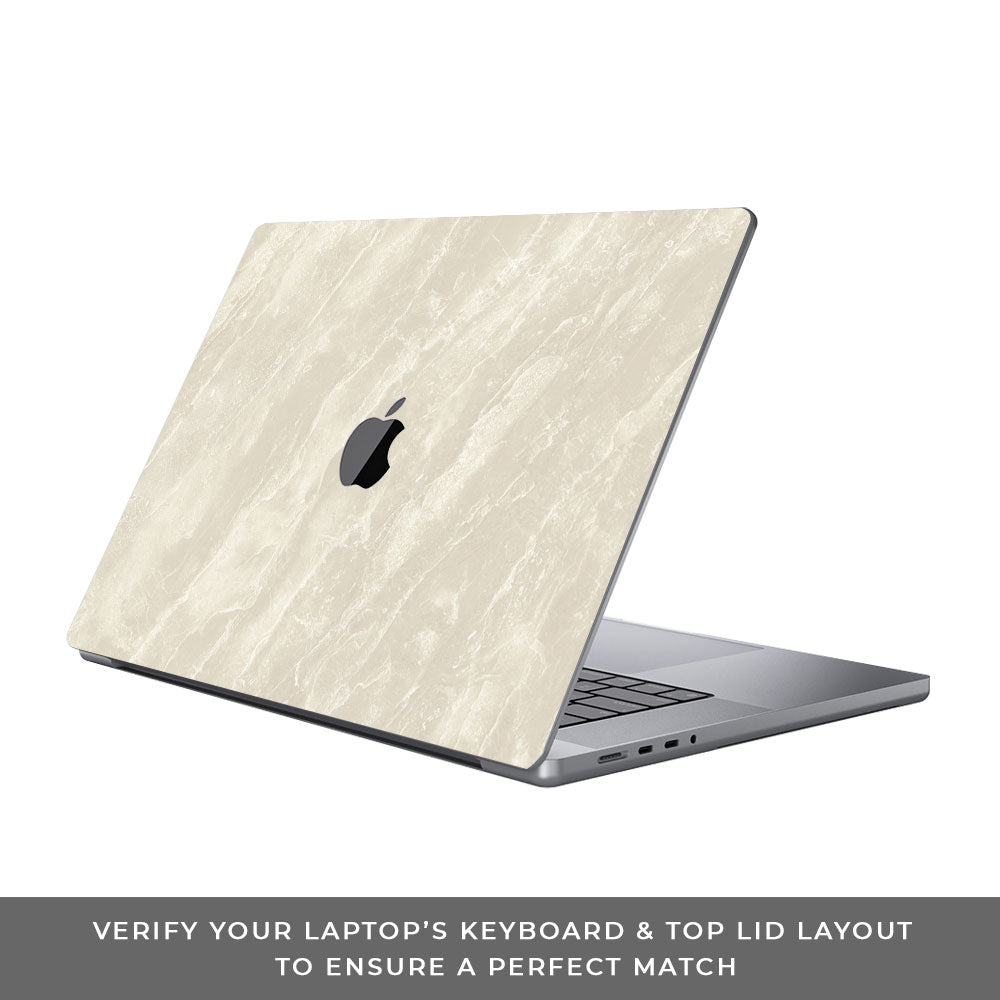 Textured Marble MacBook Pro 16 2019 Laptop Skin