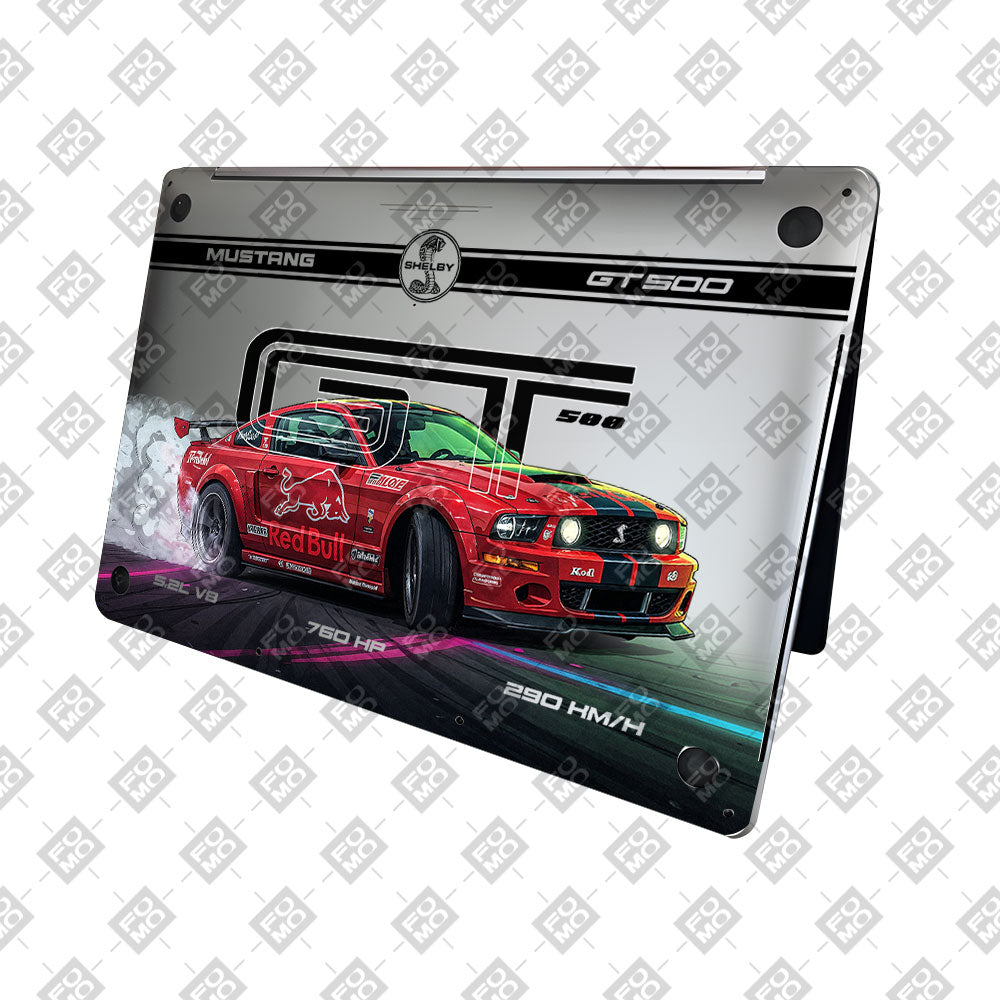 Transparent Shelby GT500 Red Bull Venom MacBook Pro 16 2019 Laptop Skin