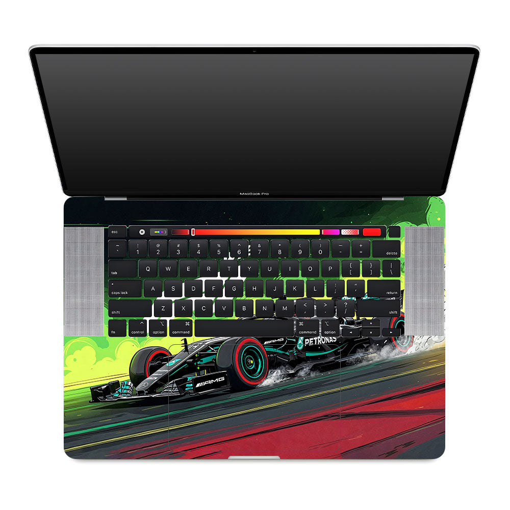 W15 F1 Red Bull x AMG Velocity MacBook Pro 16 2019 3D Laptop Skin
