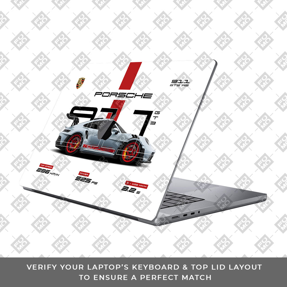 Porsche 911 GT3 RS MacBook Pro 16 2019 Laptop Skin