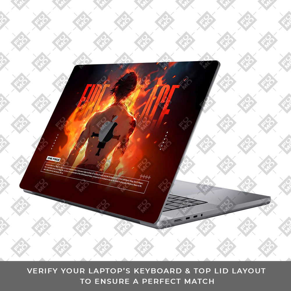 Fire Fist Ace MacBook Pro 16 2019 Laptop Skin