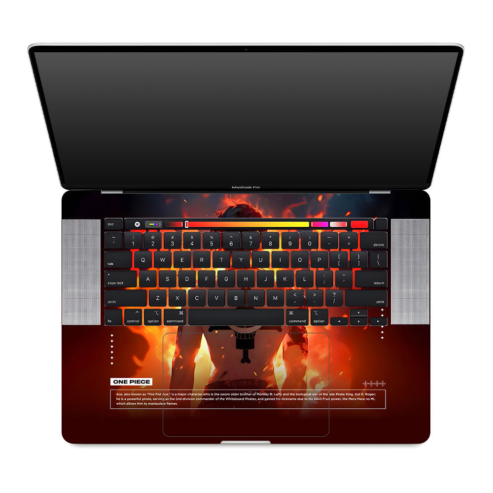 Fire Fist Ace MacBook Pro 16 2019 Laptop Skin
