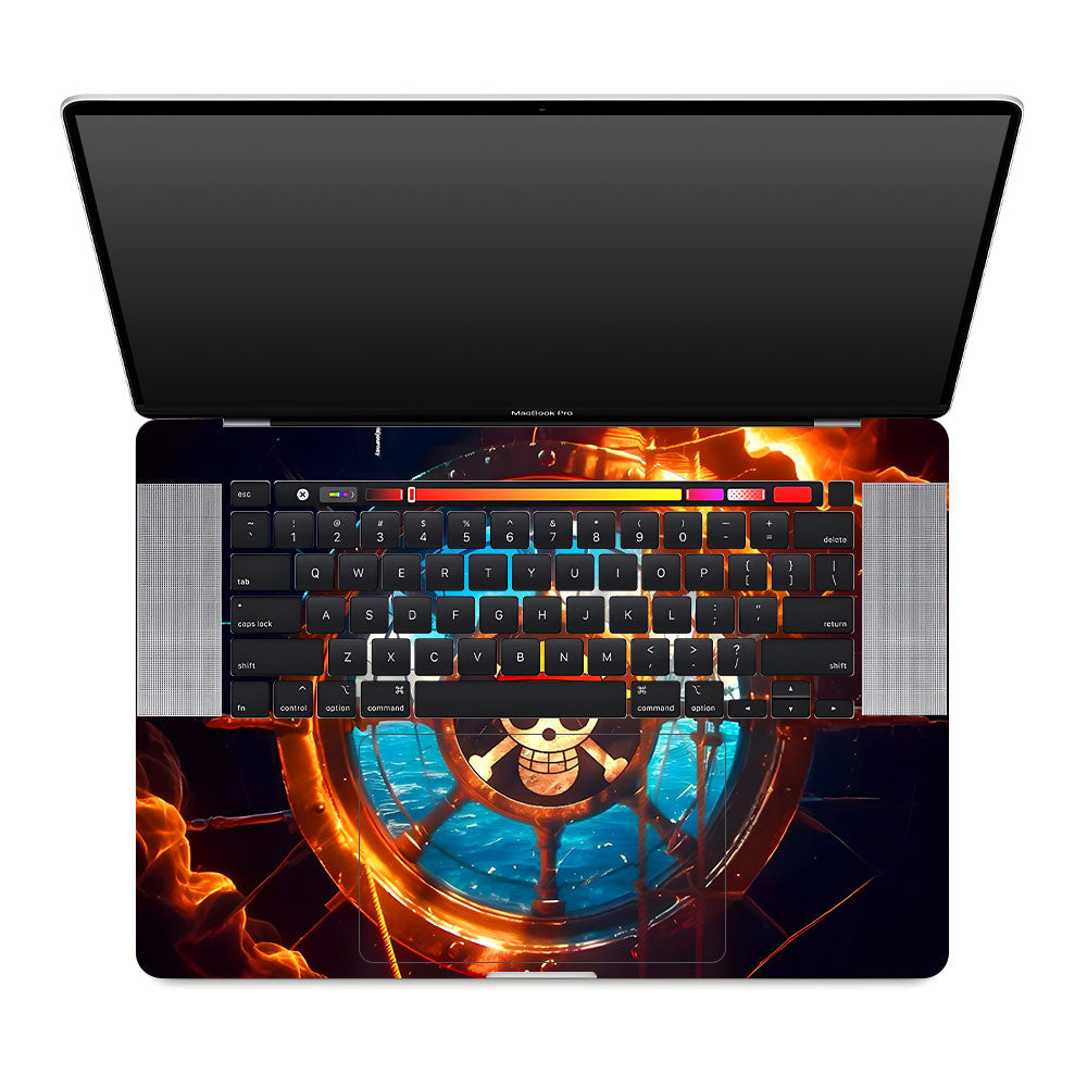 Straw Hat Pirates Emblem MacBook Pro 16 2019 Laptop Skin