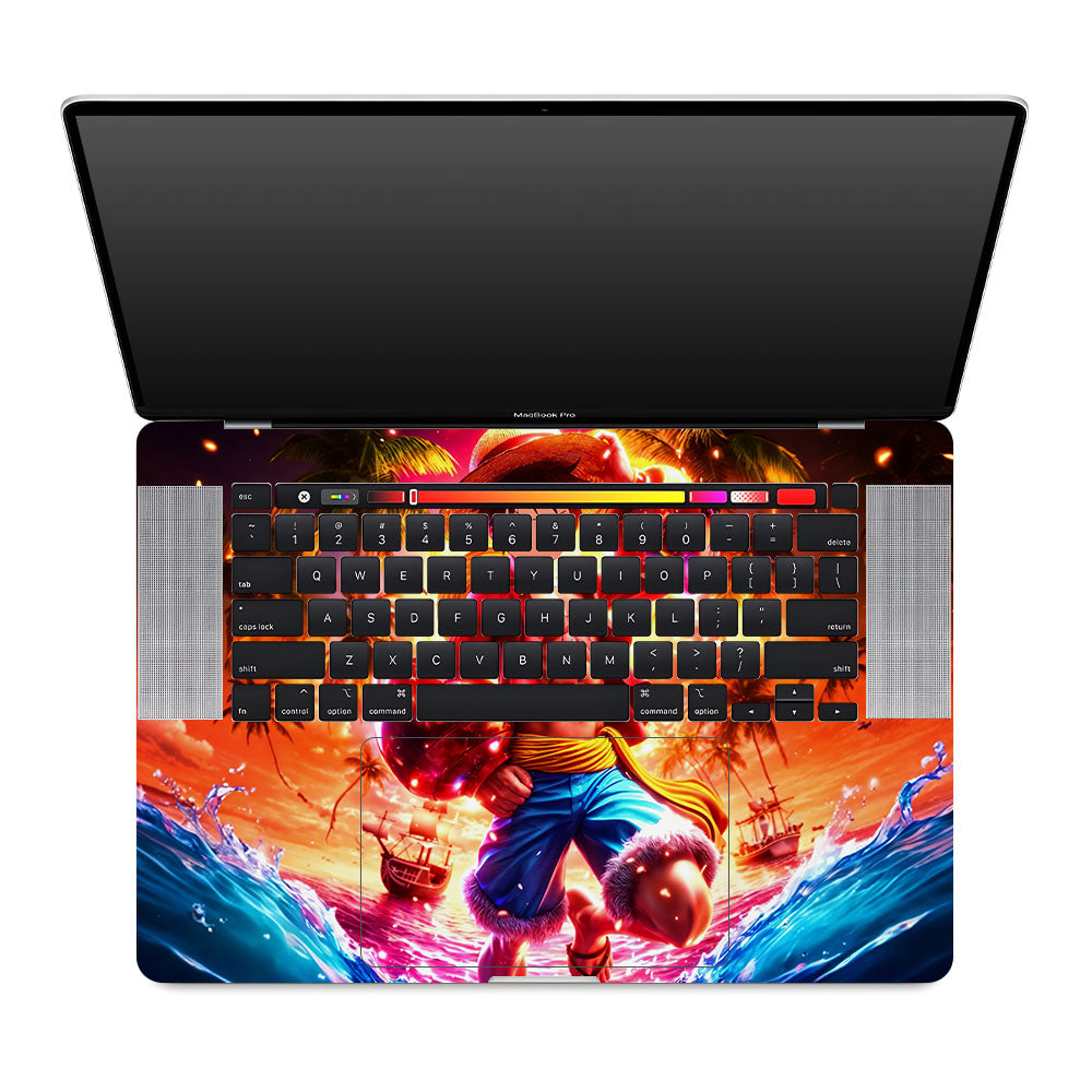 Luffy's Radiant Will MacBook Pro 16 2019 Laptop Skin