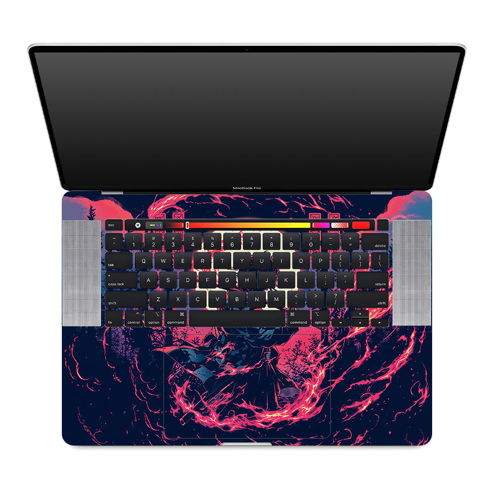 Tanjiro's Flame of Ember MacBook Pro 16 2019 Laptop Skin