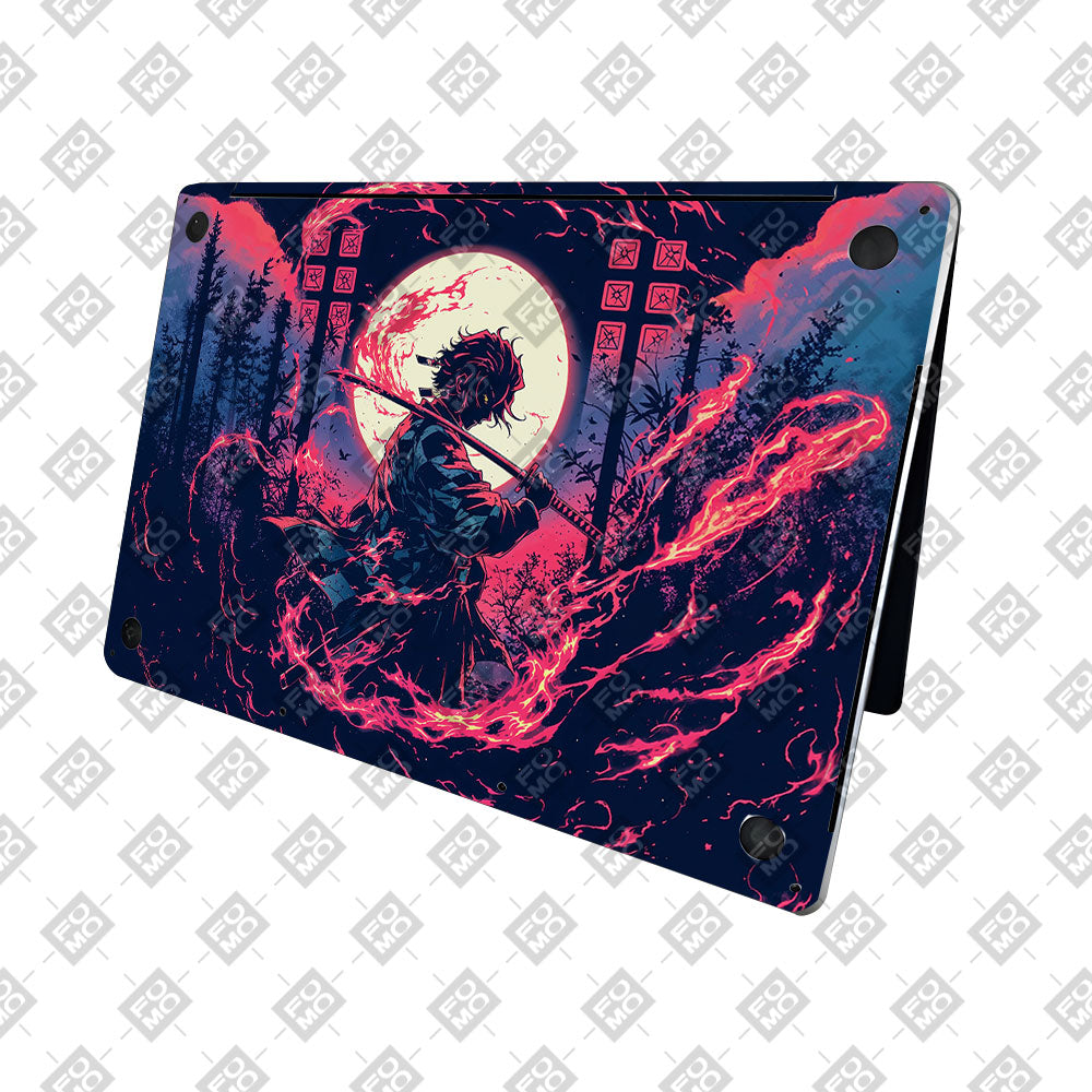 Tanjiro's Flame of Ember MacBook Pro 16 2019 Laptop Skin