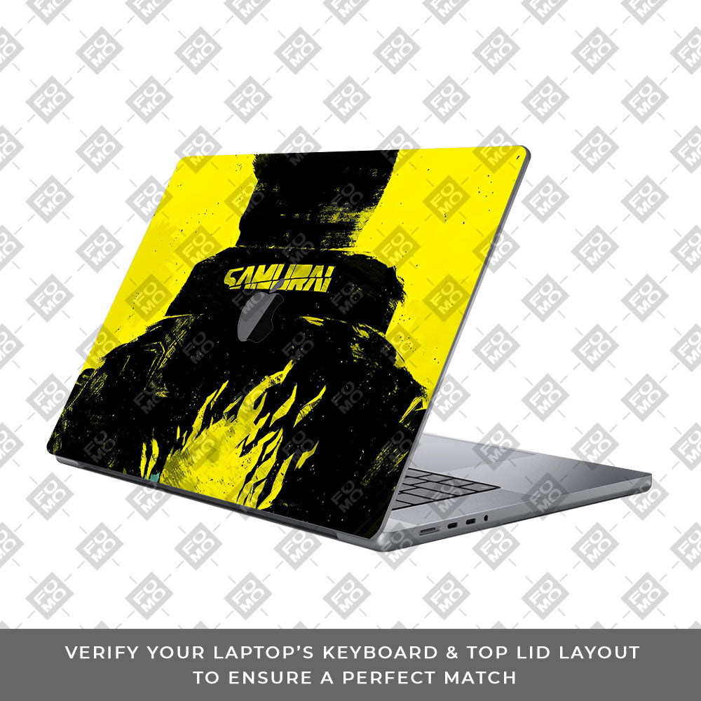 Backlit SAMURAI Jacket MacBook Pro 16 2019 Laptop Skin