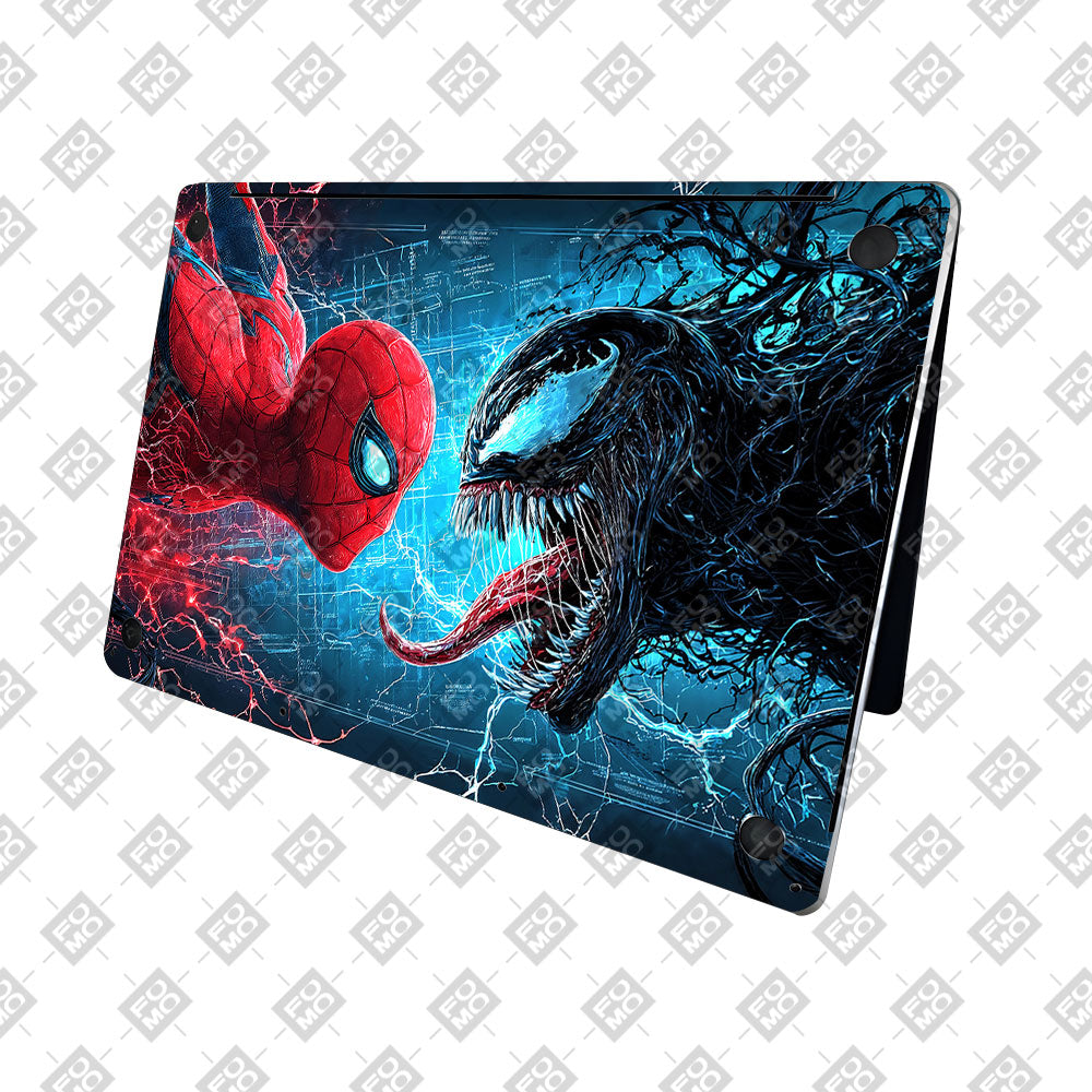 Spiderman vs Venom Showdown MacBook Pro 16 2019 3D Laptop Skin