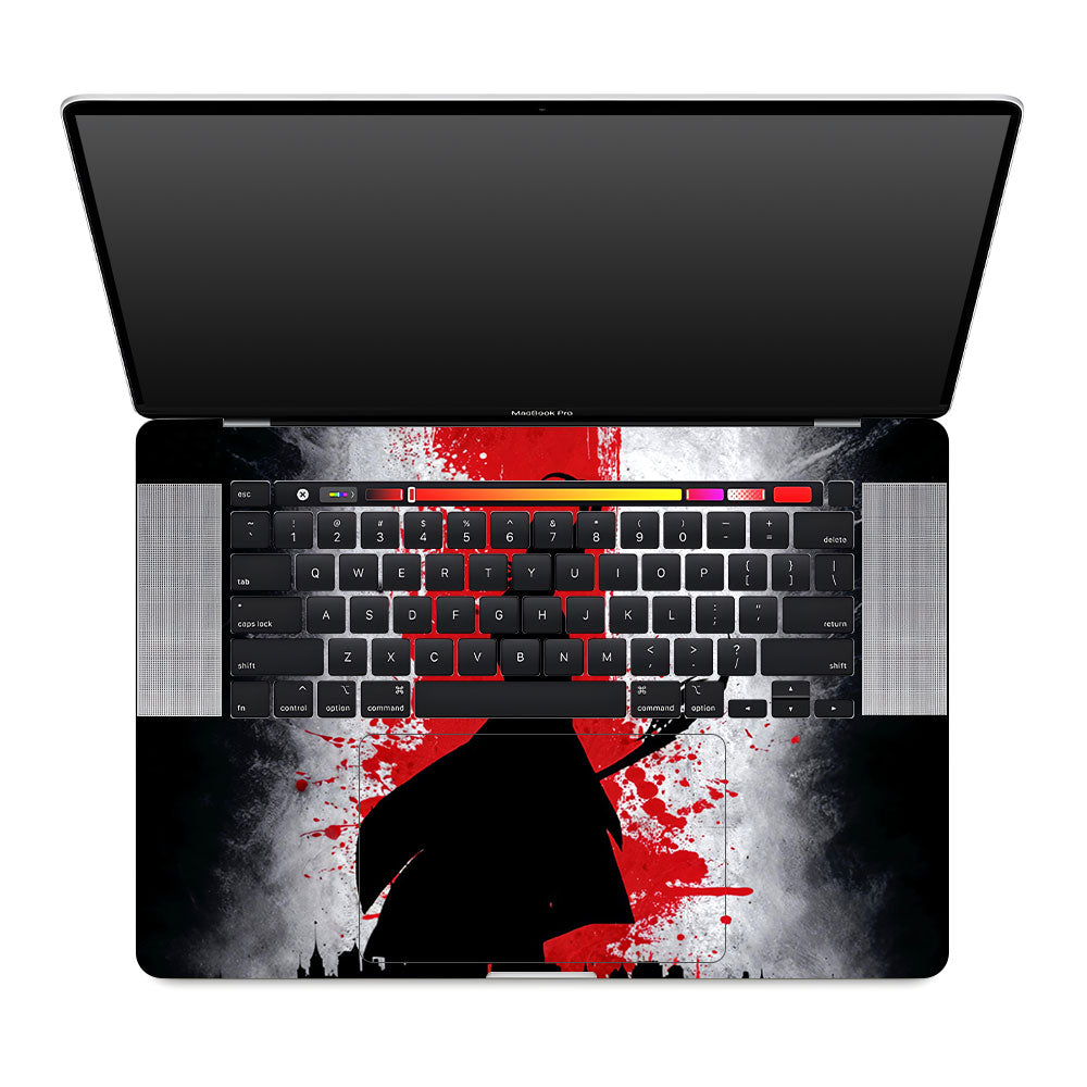 Loki Silhouette Red Strike MacBook Pro 16 2019 Laptop Skin