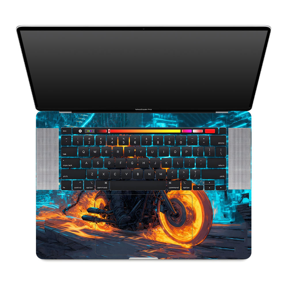 Hellfire Rider MacBook Pro 16 2019 Laptop Skin