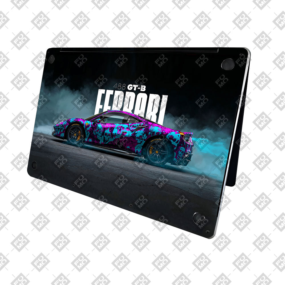 Psycho Drive Ferrari 488 MacBook Pro 16 2019  Laptop Skin