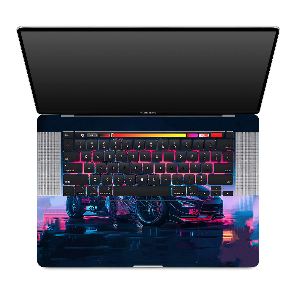 Neon Bloom Nezuko Racer MacBook Pro 16 2019  Laptop Skin