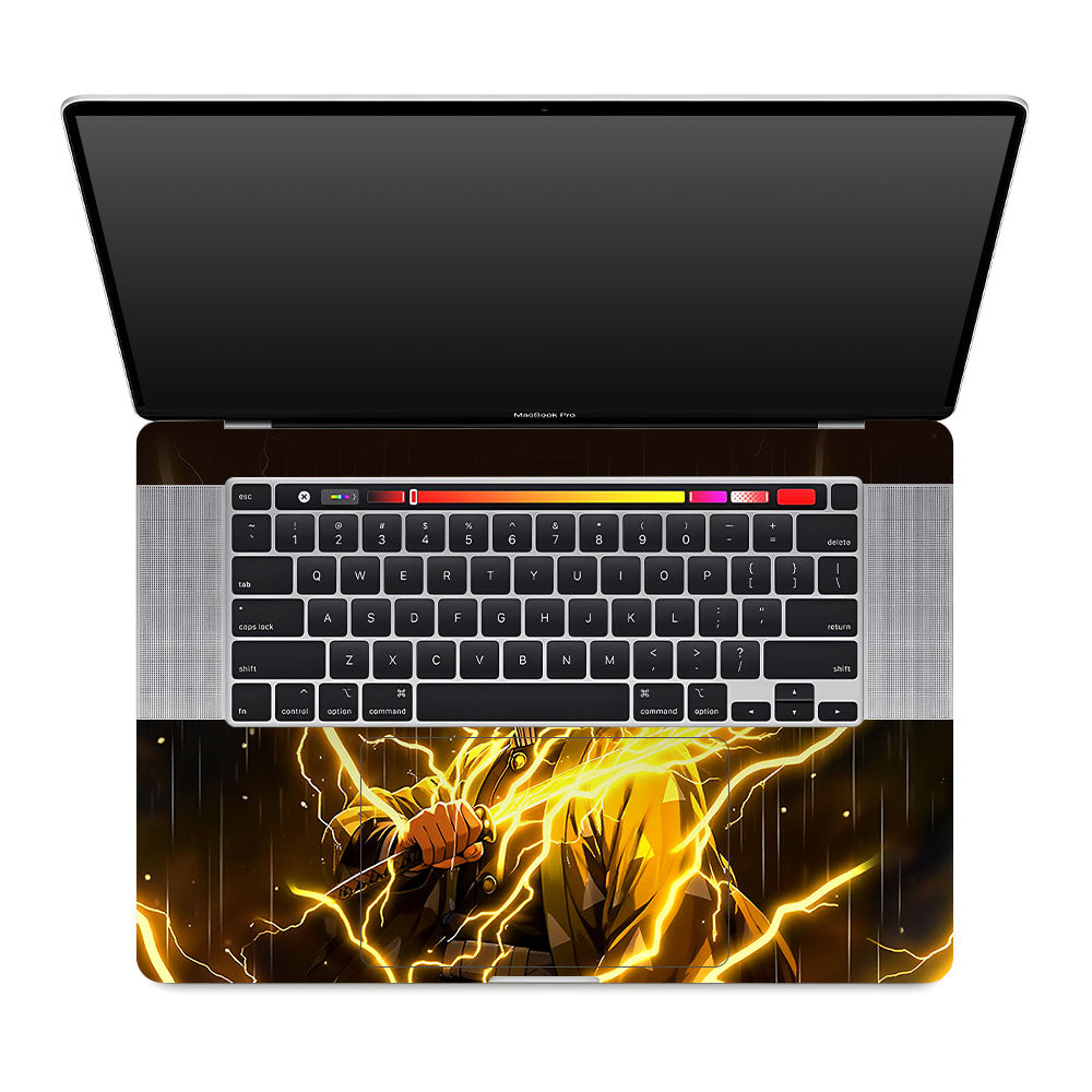 Thunder Soul Lightning Zenitsu MacBook Pro 16 2019  Laptop Skin