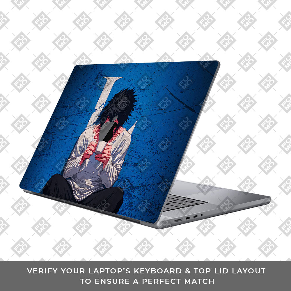 Death Note L Lawliet MacBook Pro 16 2019 Laptop Skin