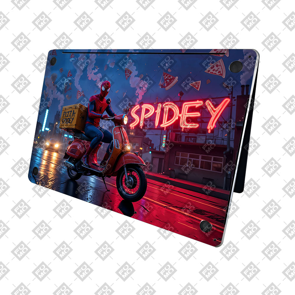 Pizza Spidey MacBook Neo 13 Laptop Skin