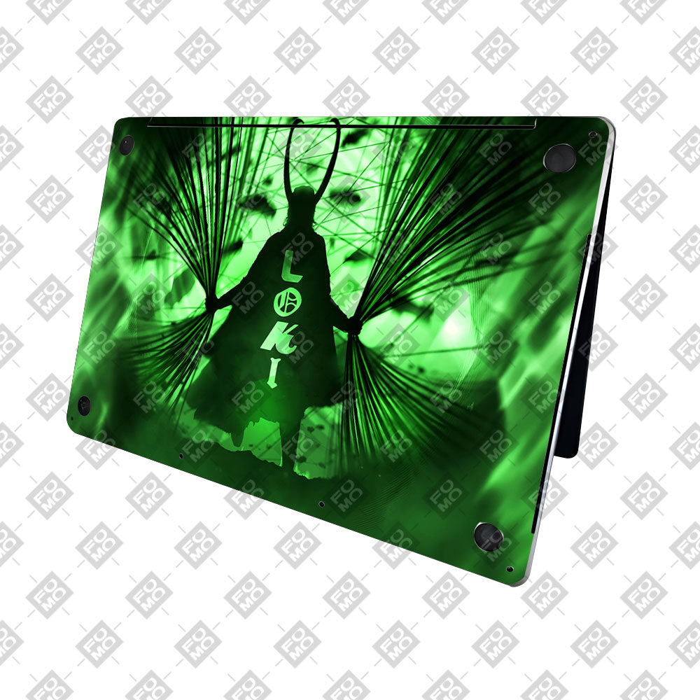 Loki's Green Aura MacBook Neo 13 Laptop Skin