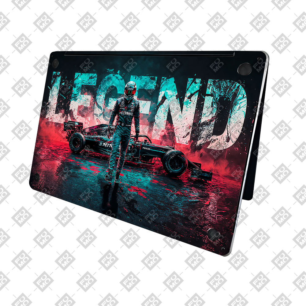 F1 Legend Racer MacBook Neo 13 Laptop Skin