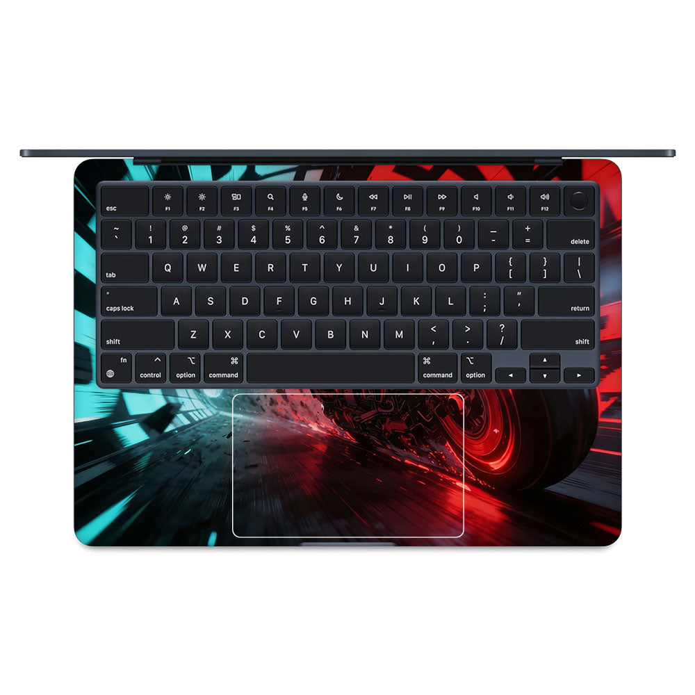 Dark Knight Overdrive MacBook Air 13 M4 2025 Laptop Skin