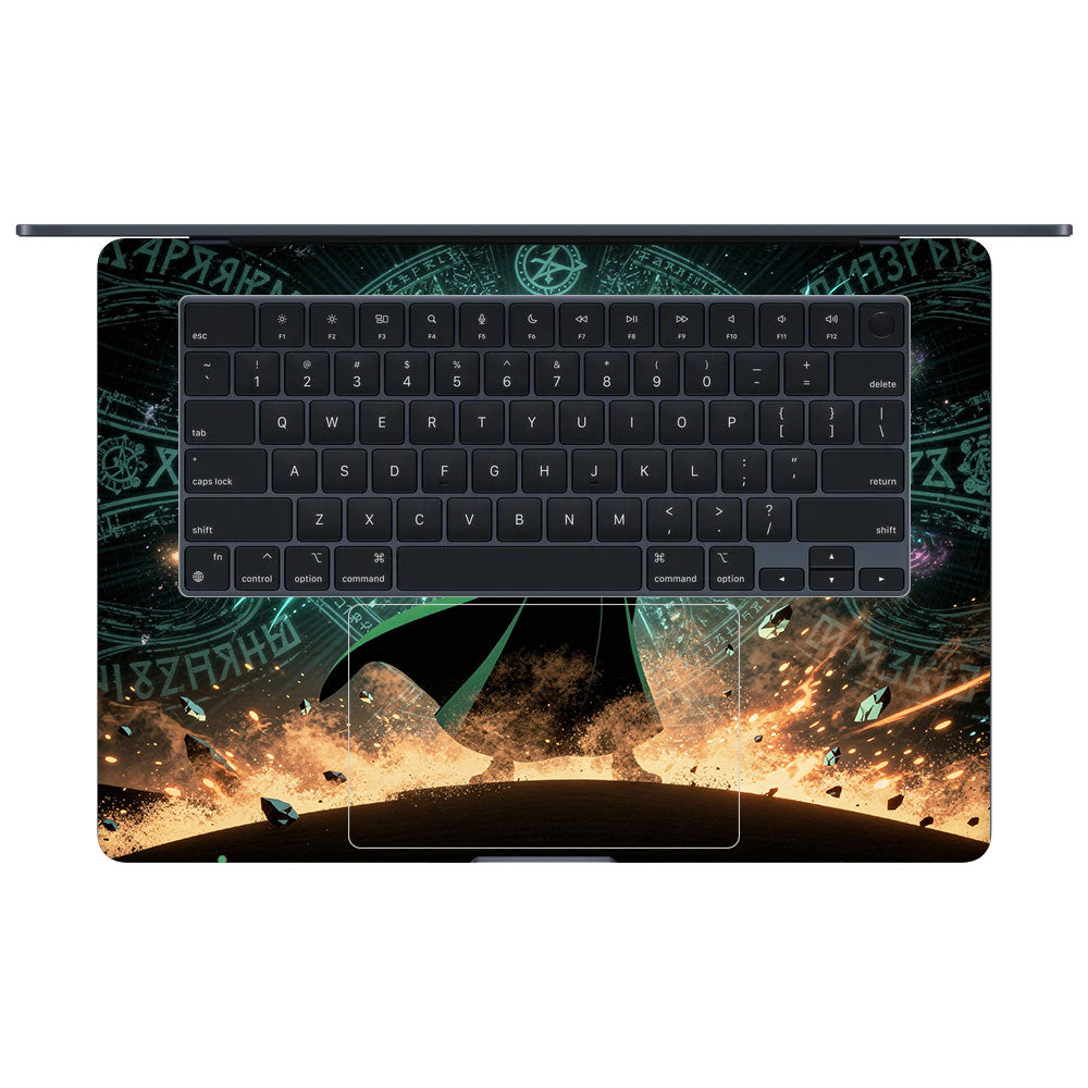 Loki God of Mischief Neon MacBook Air 15 M2 2023 Laptop Skin