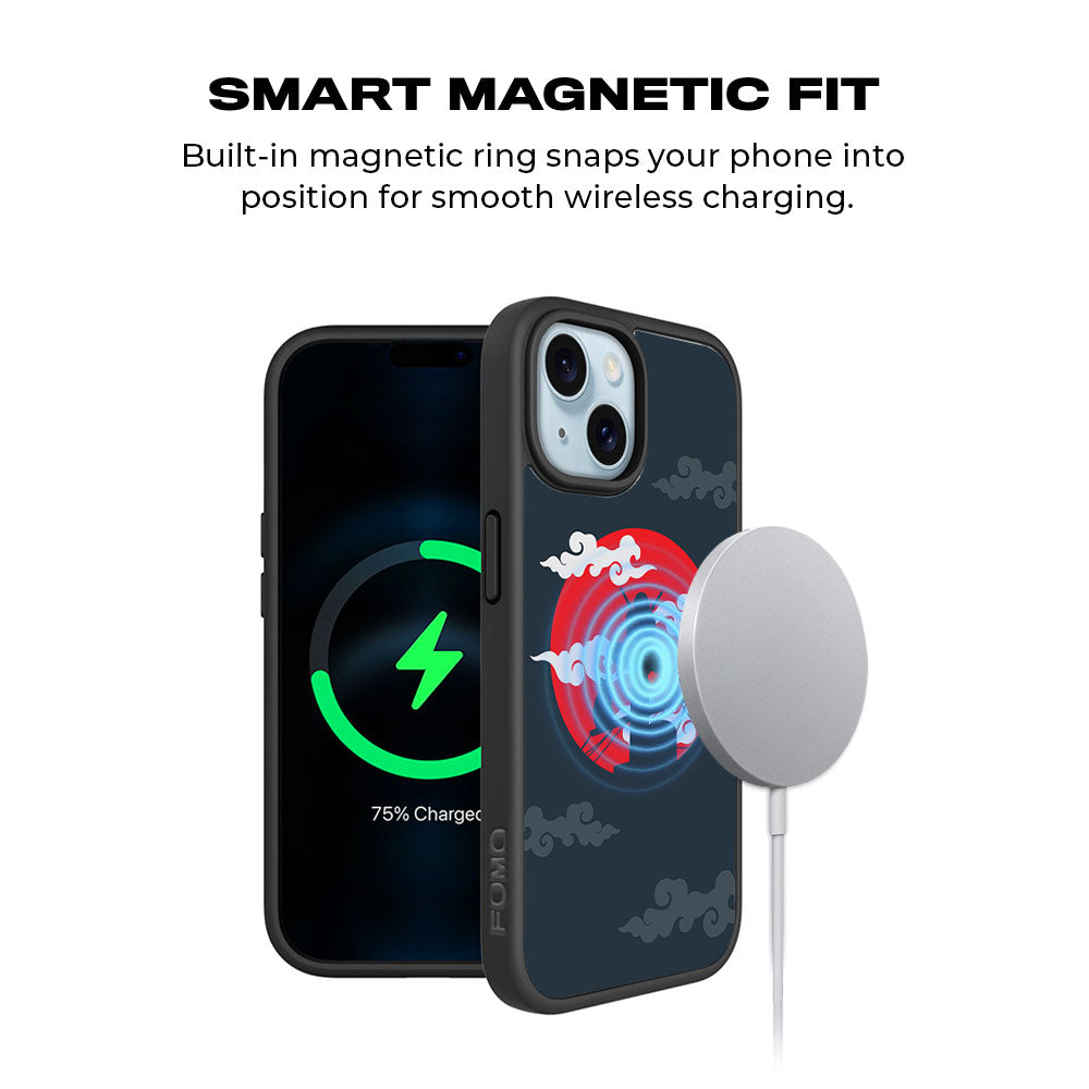 Itachi Uchiha Skin with Shockguard Armour Magsafe Case for Apple iPhone 15 Plus