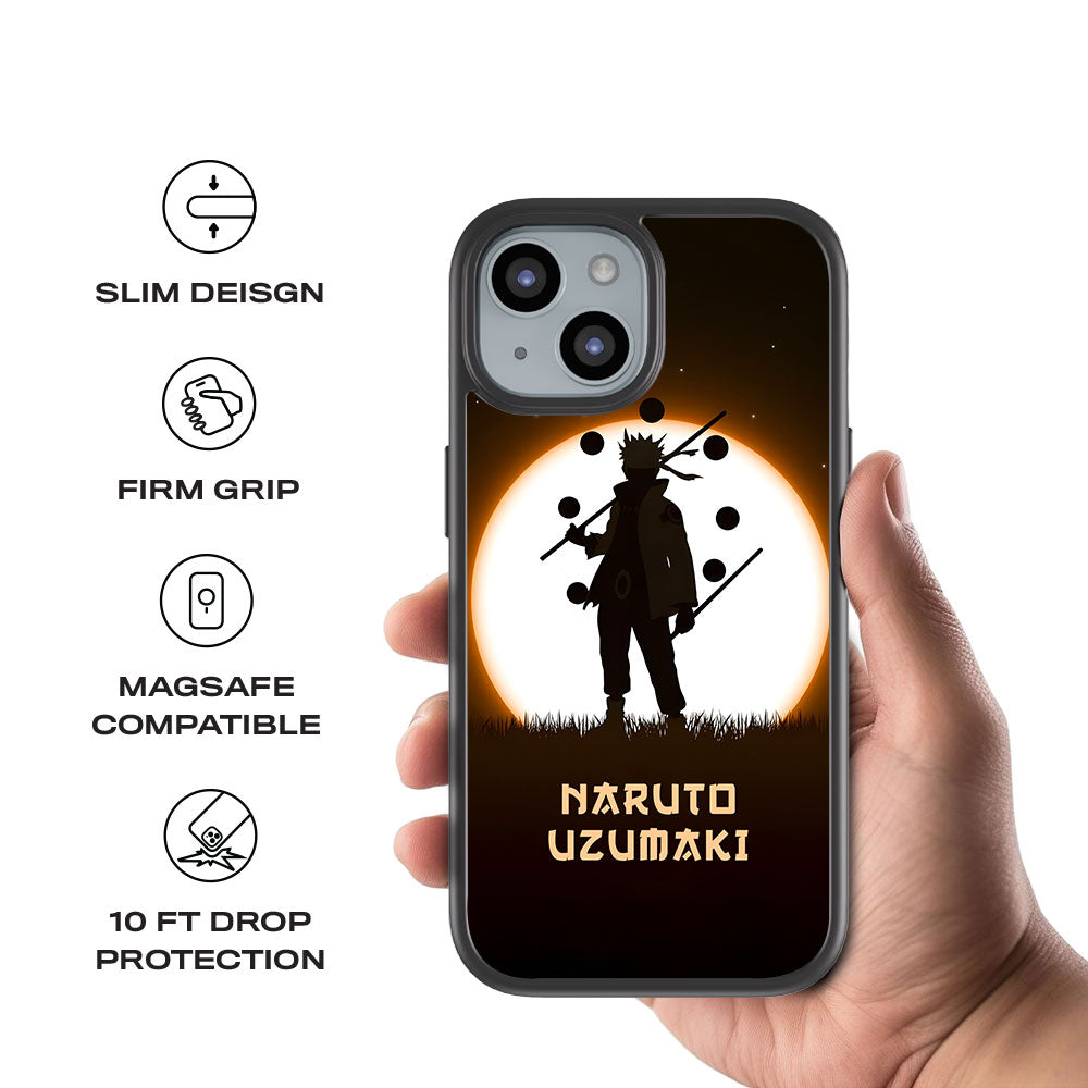 Uzumaki Naruto Skin with Shockguard Armour Magsafe Case for Apple iPhone 15 Plus