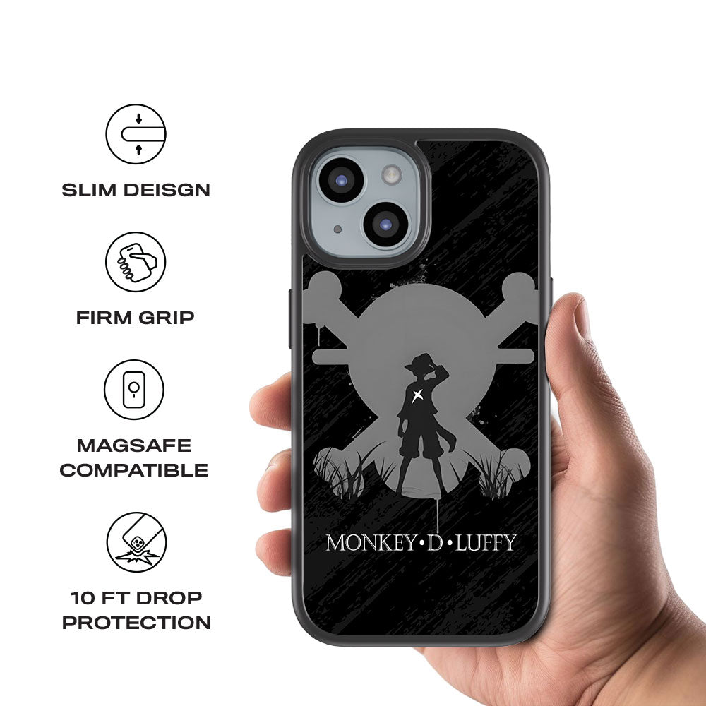Monkey D Luffy Skin with Shockguard Armour Magsafe Case for Apple iPhone 15 Plus