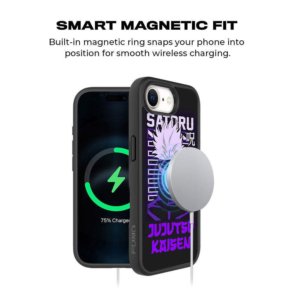 Satoru From Jujutsu Kaisen Skin with Shockguard Armour Magsafe Case for Apple iPhone 16E
