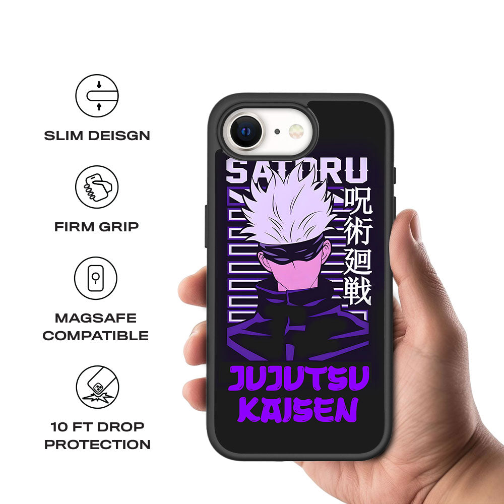 Satoru From Jujutsu Kaisen Skin with Shockguard Armour Magsafe Case for Apple iPhone 16E