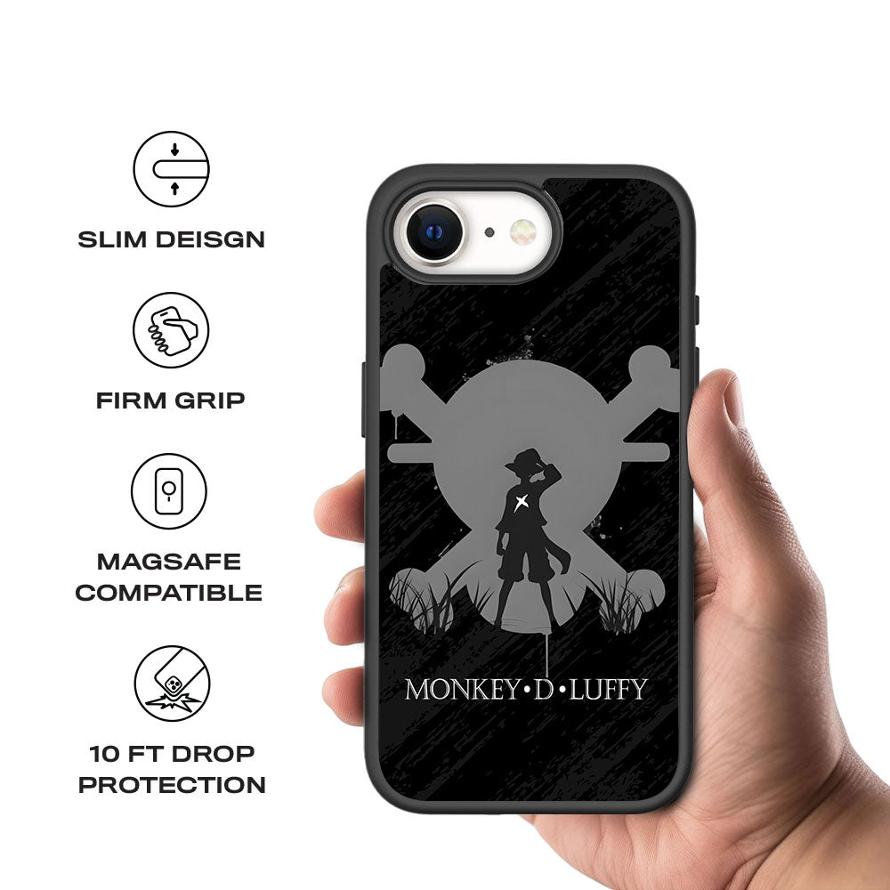 Monkey D Luffy Skin with Shockguard Armour Magsafe Case for Apple iPhone 16E