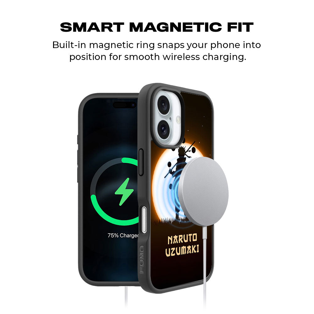 Uzumaki Naruto Skin with Shockguard Armour Magsafe Case for Apple iPhone 16 Plus