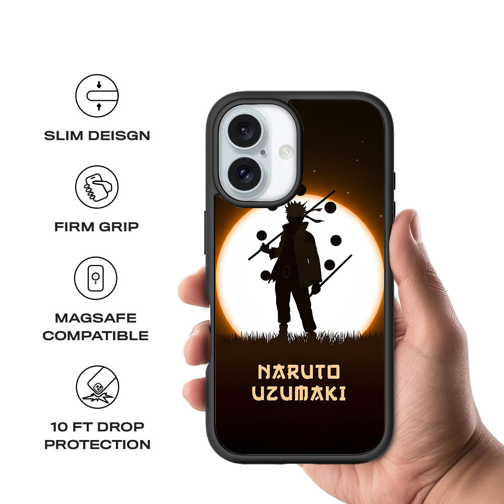 Uzumaki Naruto Skin with Shockguard Armour Magsafe Case for Apple iPhone 16 Plus