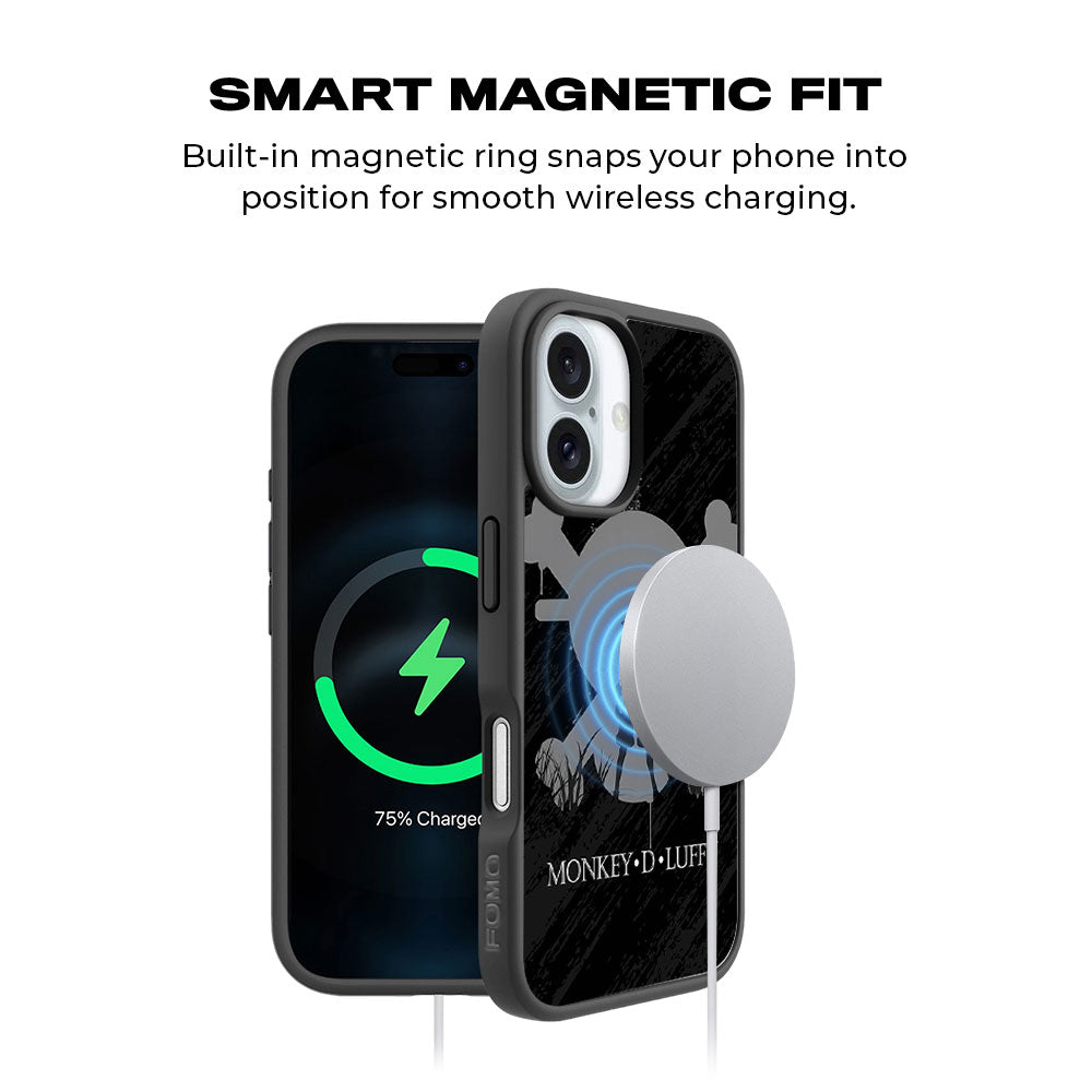 Monkey D Luffy Skin with Shockguard Armour Magsafe Case for Apple iPhone 16