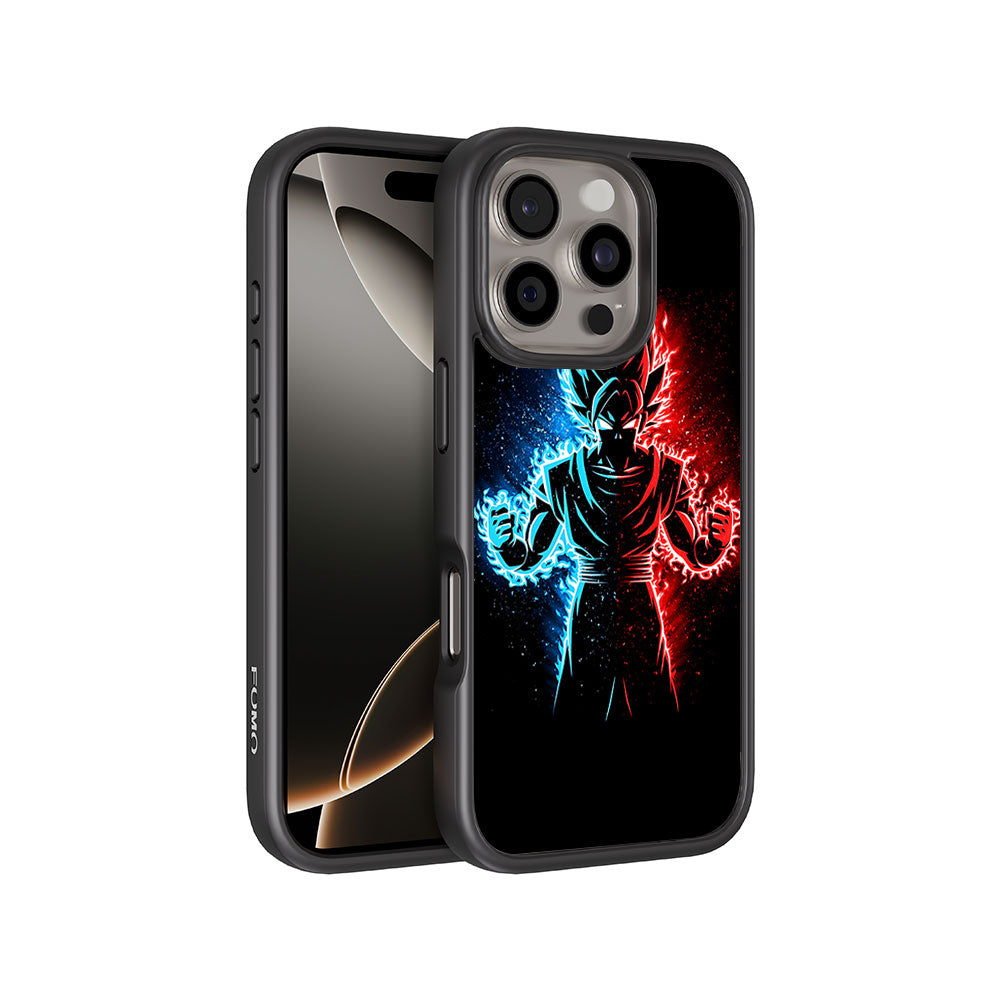 Vegeta in Dual Color Skin with Shockguard Armour Magsafe Case for Apple iPhone 16 Plus