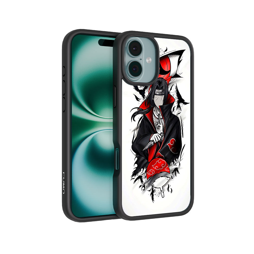 Itachi Uchiha Crows Crimson Skin with Shockguard Armour Magsafe Case for Apple iPhone 16