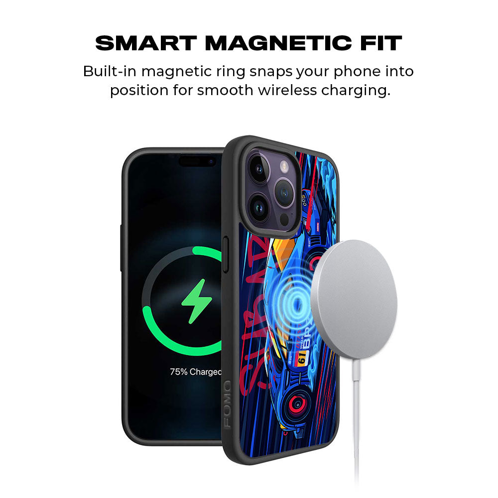 Subaru BRZ Skin with Shockguard Armour Magsafe Case for Apple iPhone 15 Pro Max