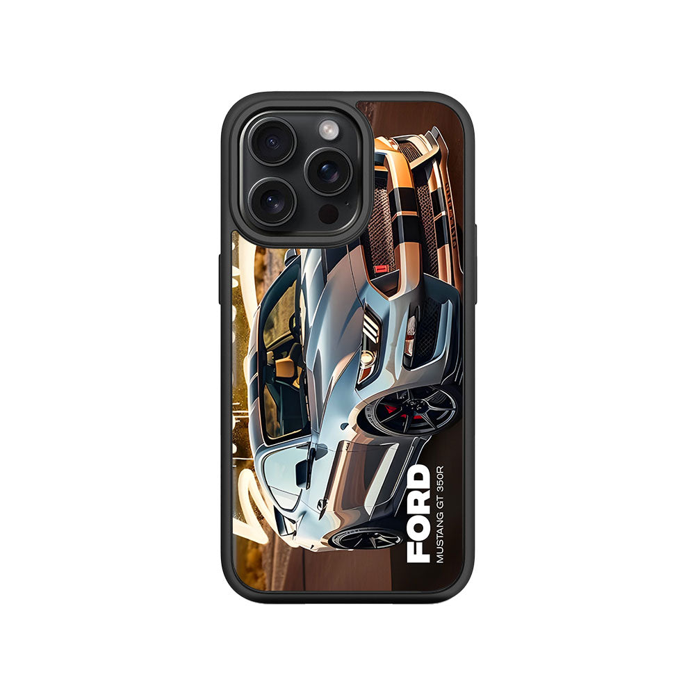 Ford Mustang GT 350R Skin with Shockguard Armour Magsafe Case for Apple iPhone 15 Pro Max