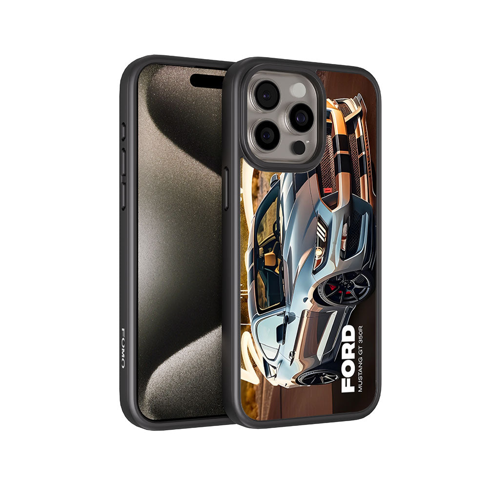 Ford Mustang GT 350R Skin with Shockguard Armour Magsafe Case for Apple iPhone 15 Pro Max