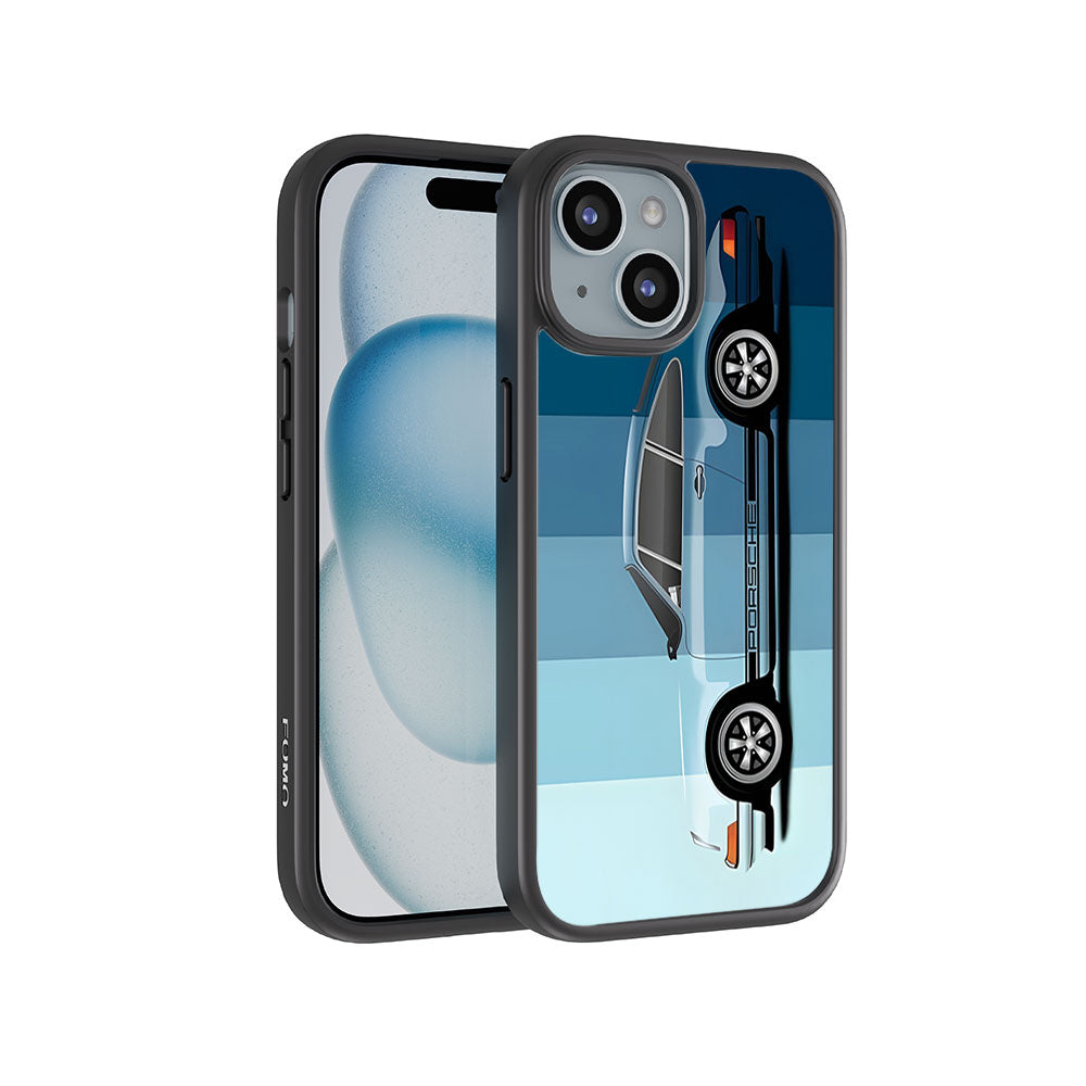 Porsche 911 Skin with Shockguard Armour Magsafe Case for Apple iPhone 15