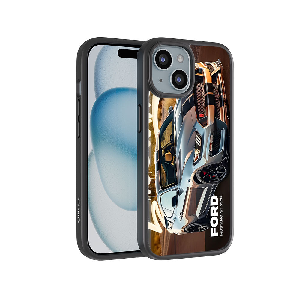 Ford Mustang GT 350R Skin with Shockguard Armour Magsafe Case for Apple iPhone 15 Plus