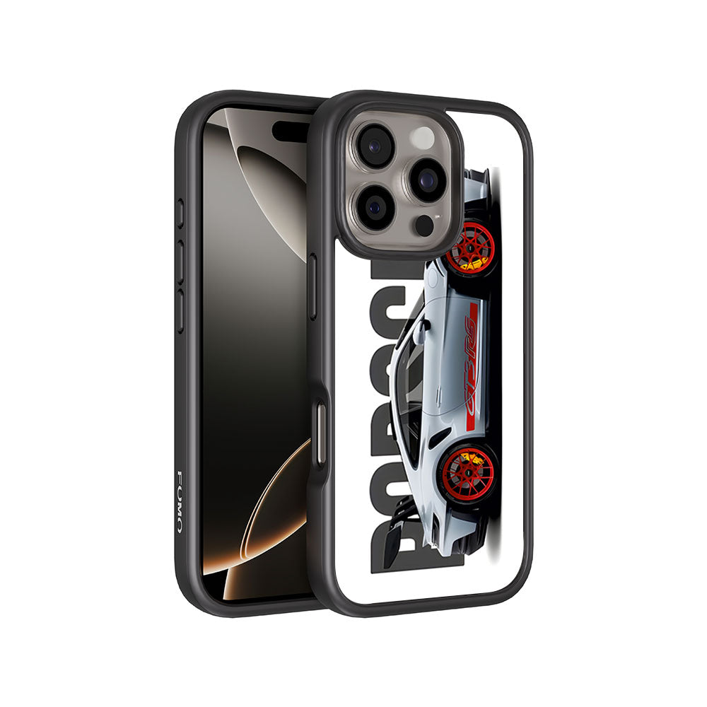 Porsche 911 GT3 Skin with Shockguard Armour Magsafe Case for Apple iPhone 16 Pro Max