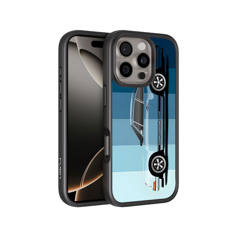 Porsche 911 Skin with Shockguard Armour Magsafe Case for Apple iPhone 16 Pro