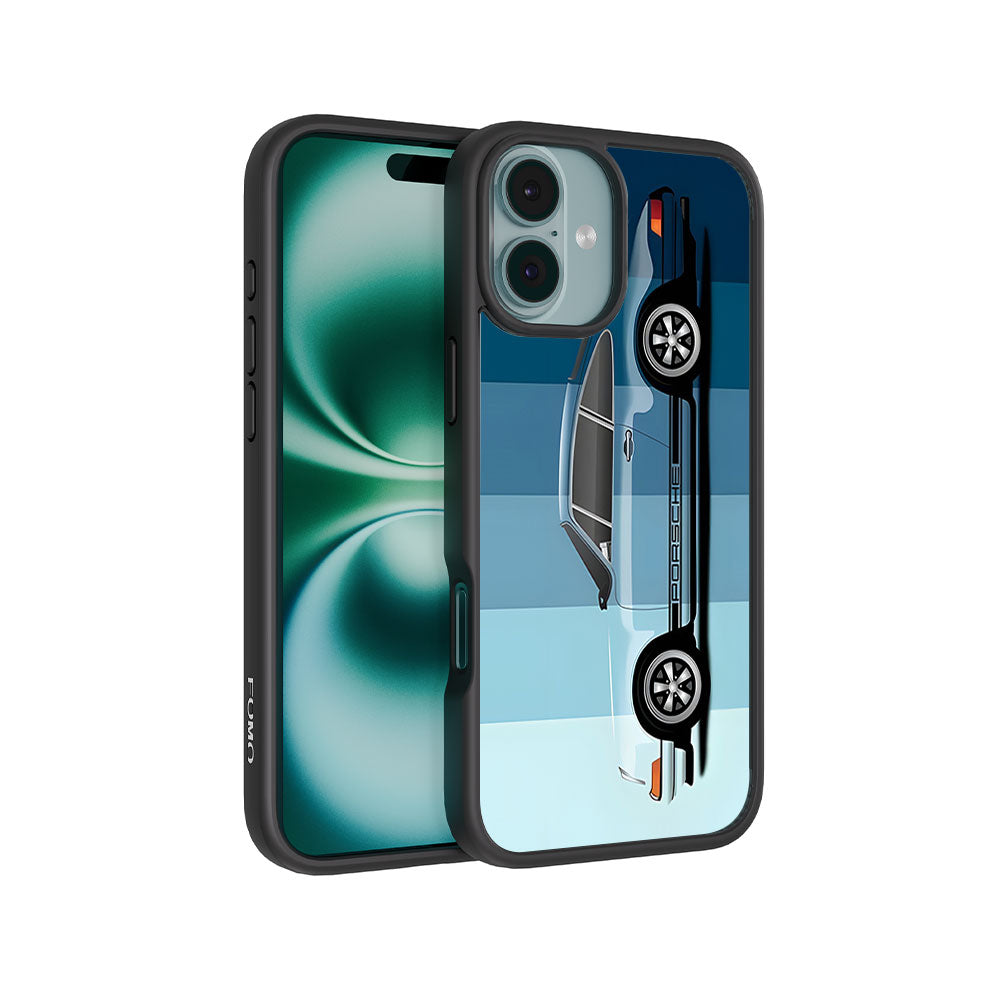 Porsche 911 Skin with Shockguard Armour Magsafe Case for Apple iPhone 16 Plus