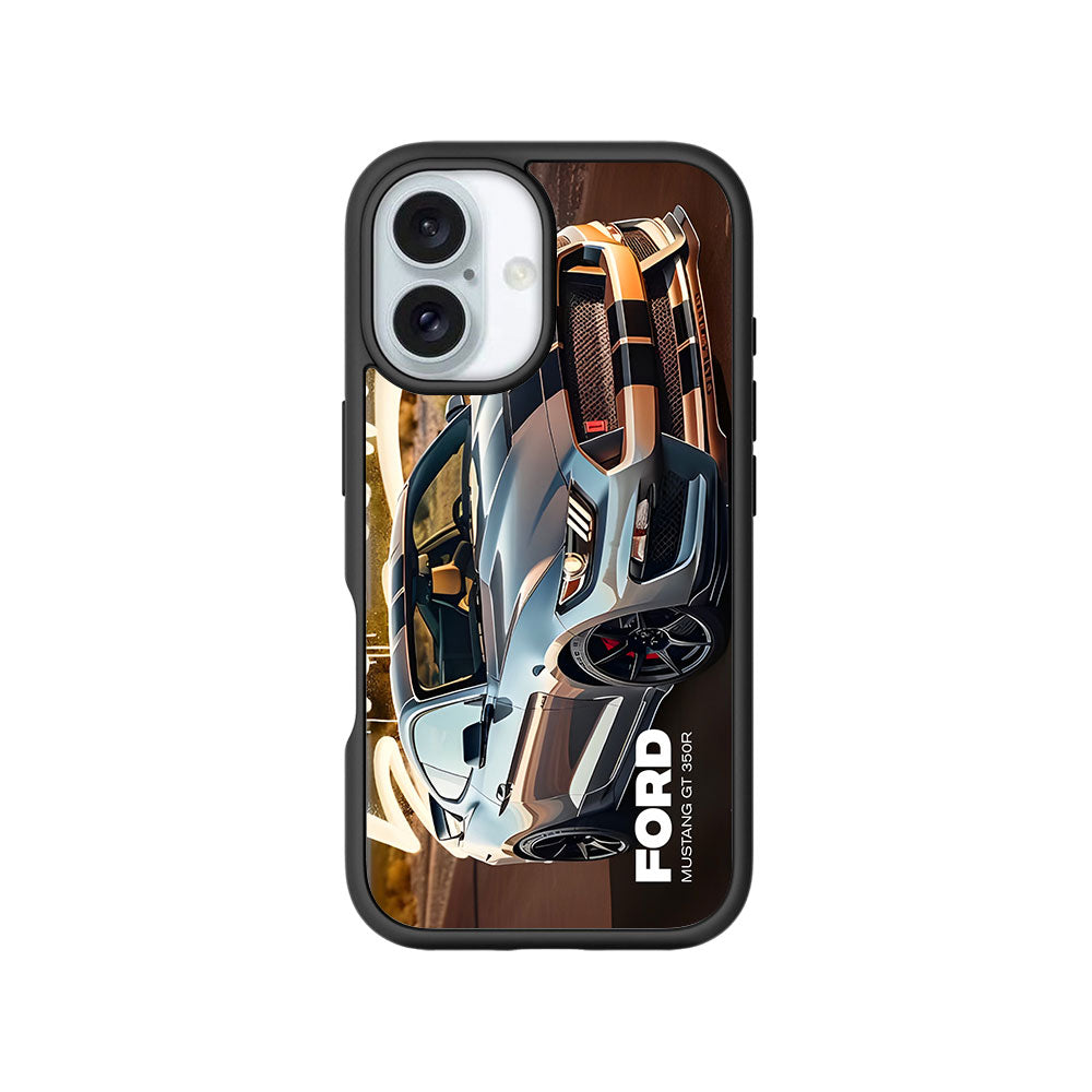 Ford Mustang GT 350R Skin with Shockguard Armour Magsafe Case for Apple iPhone 16 Plus