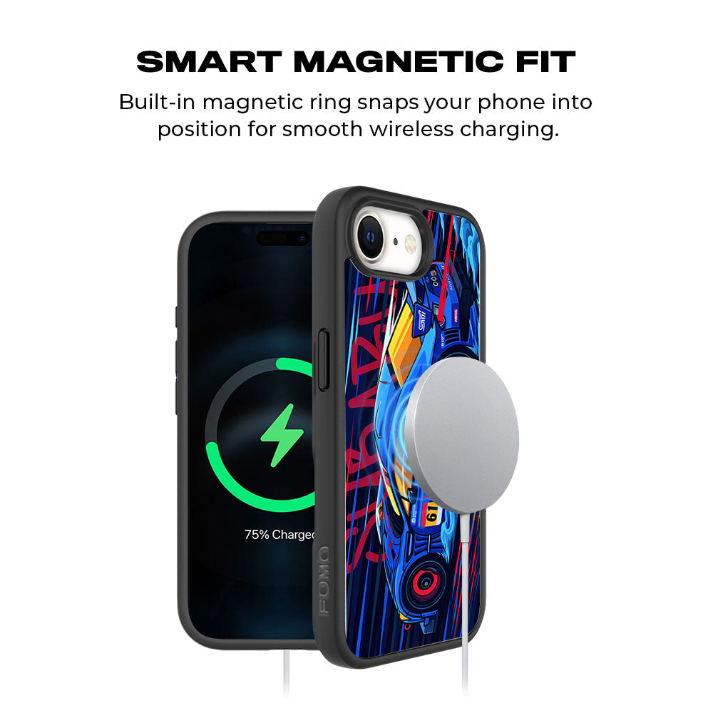 Subaru BRZ Skin with Shockguard Armour Magsafe Case for Apple iPhone 16E