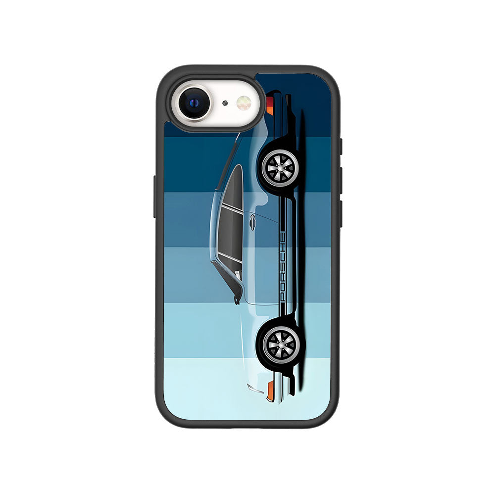 Porsche 911 Skin with Shockguard Armour Magsafe Case for Apple iPhone 16E