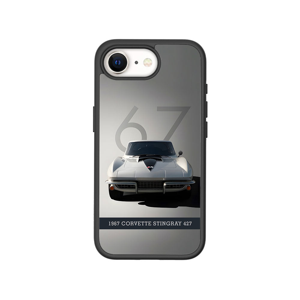 1967 Corvette Stingray Skin with Shockguard Armour Magsafe Case for Apple iPhone 16E