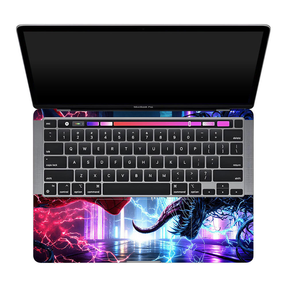 Spiderman vs Venom Showdown MacBook Pro 13 Intel 2020 Laptop Skin