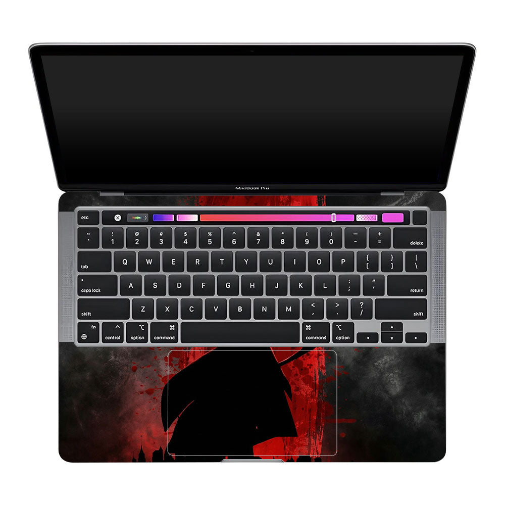Loki Silhouette Red Strike MacBook Pro 13 Intel 2020 Laptop Skin
