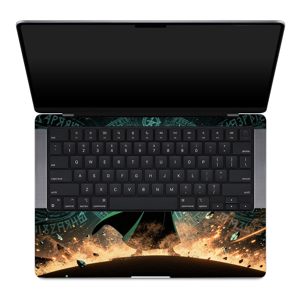 Loki God of Mischief Neon MacBook Pro 14 M1, M2, M3, M4 2021-2024 Laptop Skin