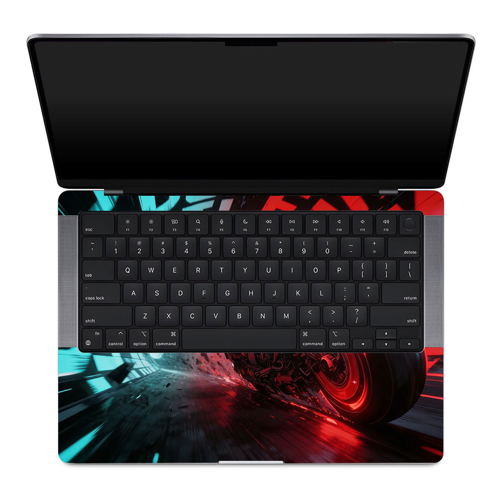 Dark Knight Overdrive MacBook Pro 14 M1, M2, M3, M4 2021-2024 Laptop Skin
